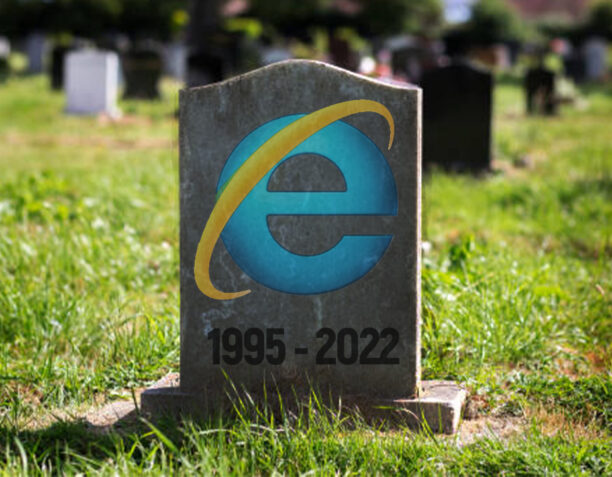 tombstone for Internet Explorer