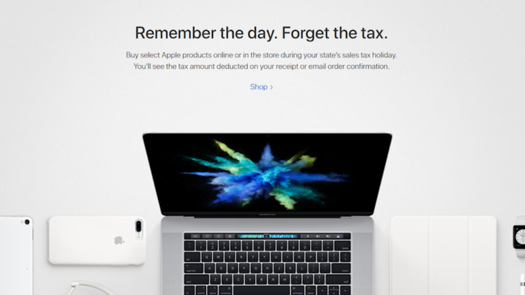 Apple tax-free