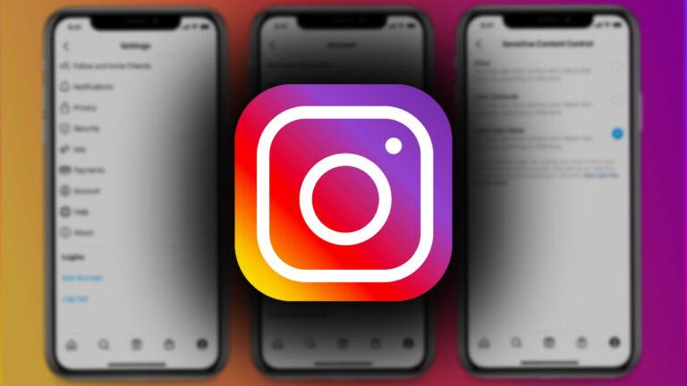 instagram sensitive content control