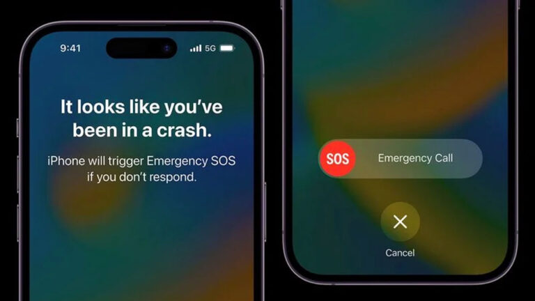 iPhone 14 crash detection
