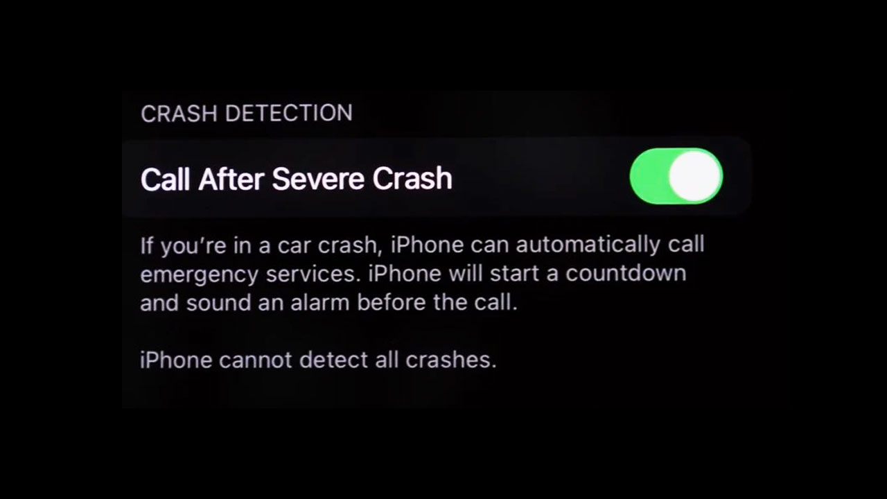 What is iPhone 14 Crash Detection? SDN