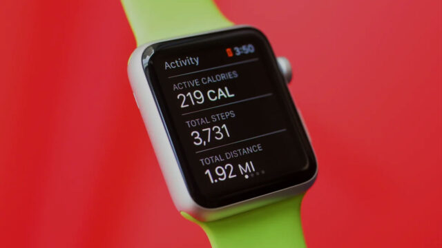 how to track steps on Apple Watch