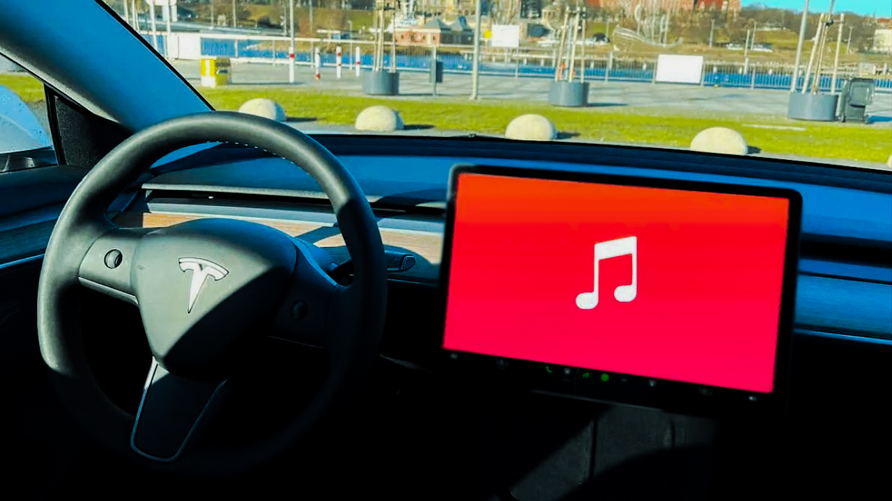 Tesla Apple Music integration