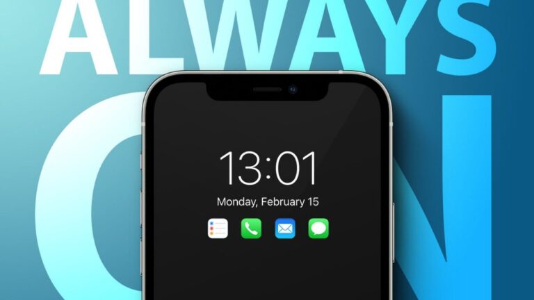 Always on Display on iPhone 14 Pro