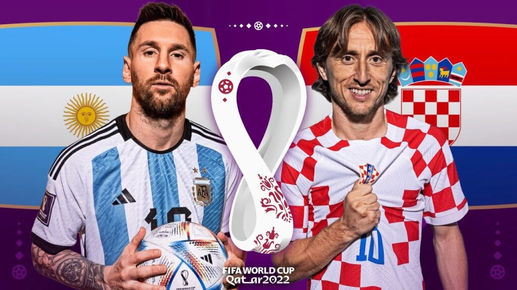 Messi Argentina player vs Luca Madrid Croatia player 2022 World Cup semi final