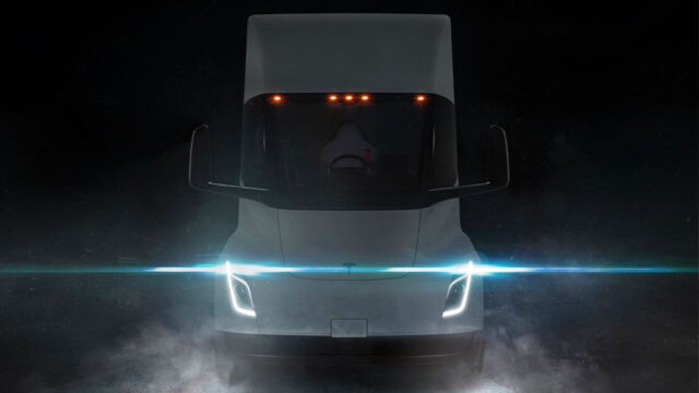 Tesla Semi electric truck delivery