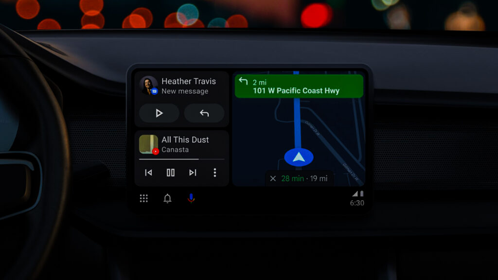 Google announced new Android Auto design and features - SDN