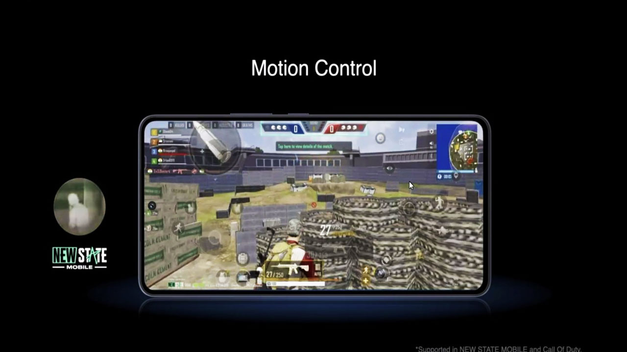iQOO Neo 7 motion control
