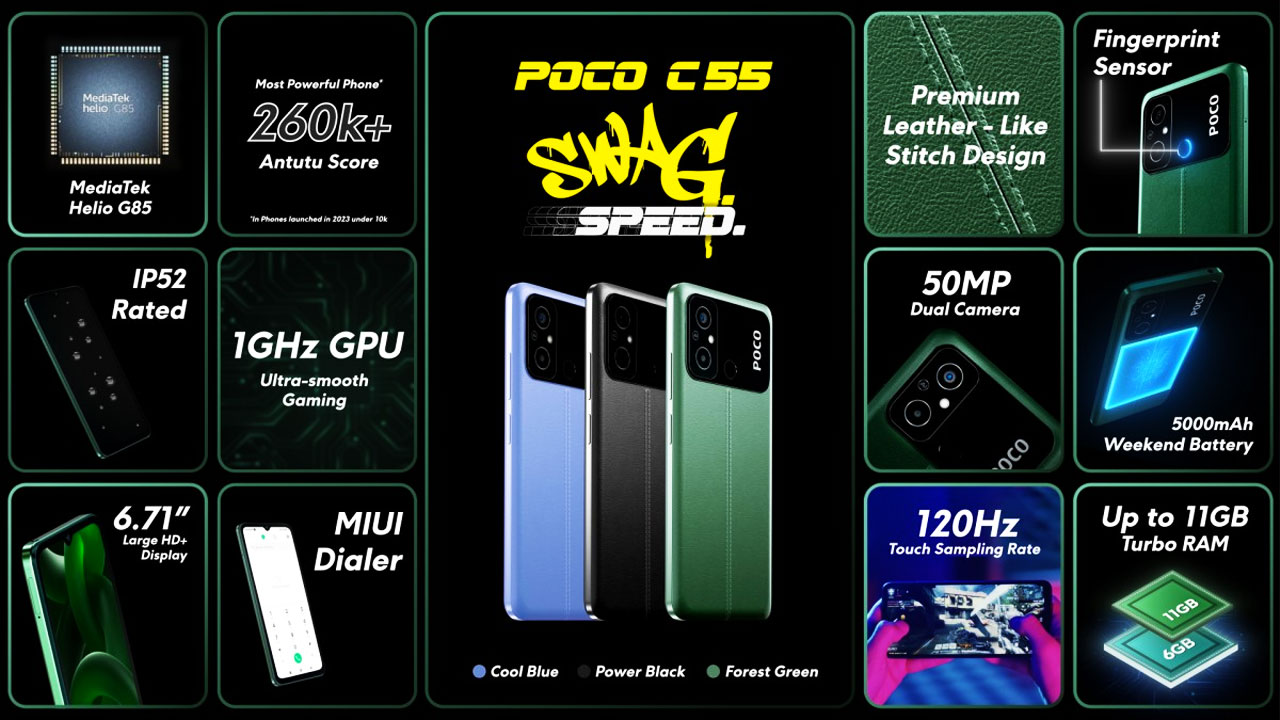 Poco C55 price