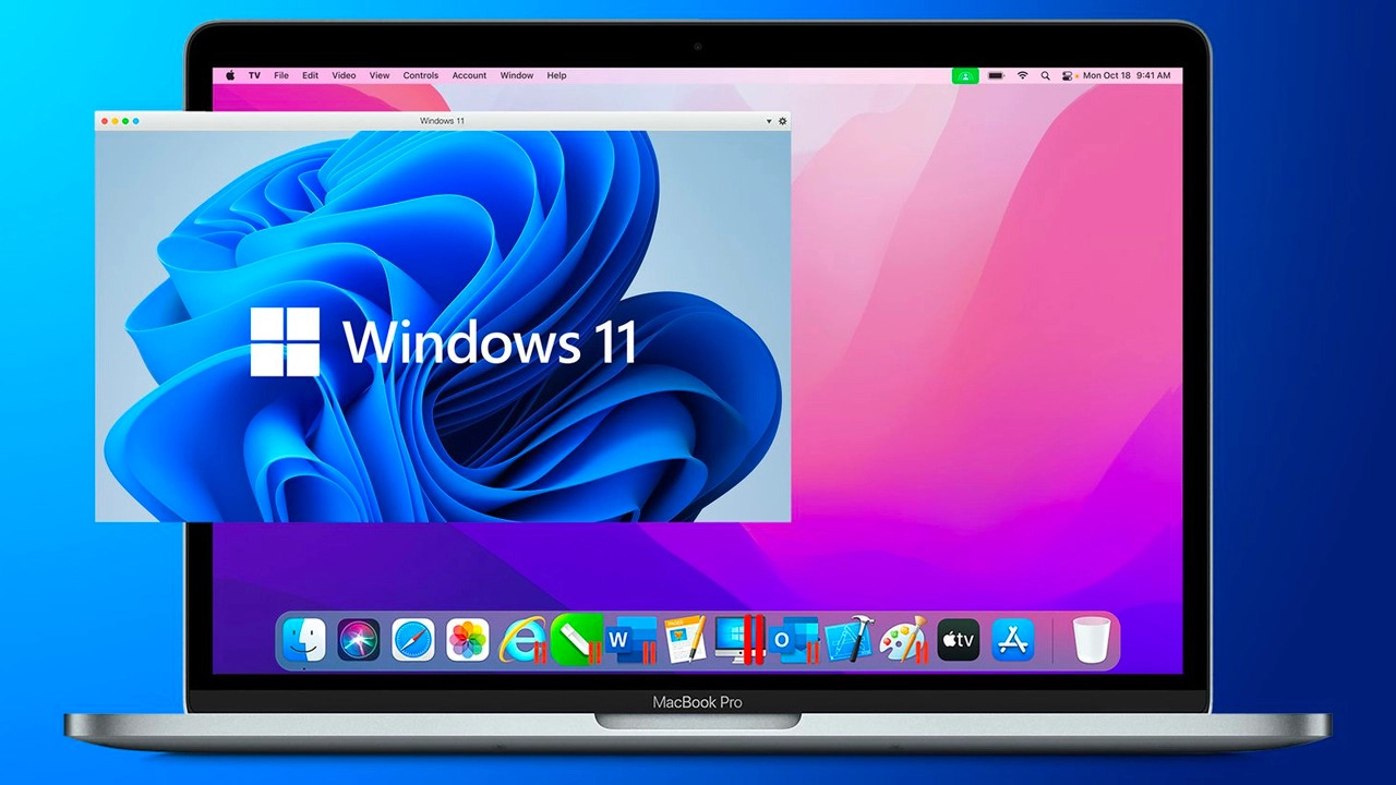 The way of running Windows on Macbooks which have Apple silicon: Parallels Desktop