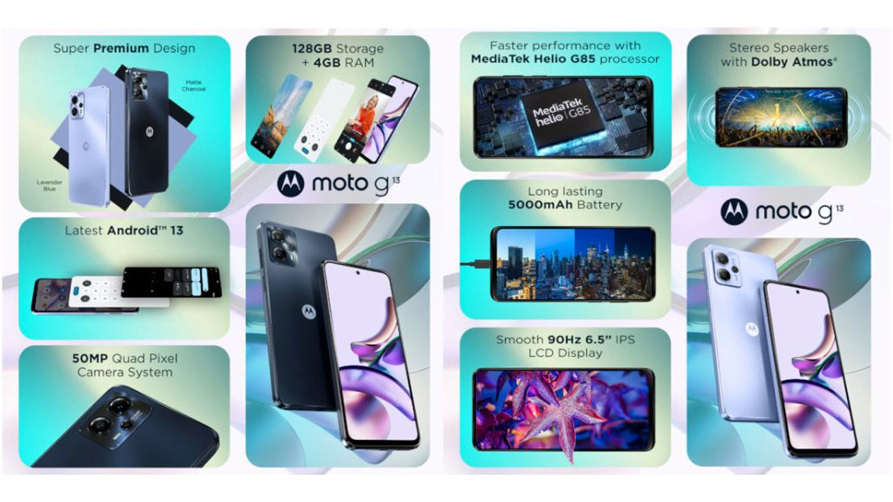 Moto G13 specs