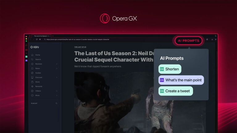 Opera adding ChatGPT and ChatSonic AI Tools