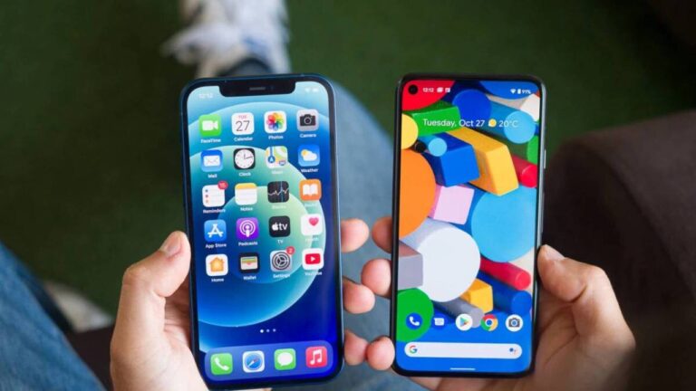 iOS and Android phone