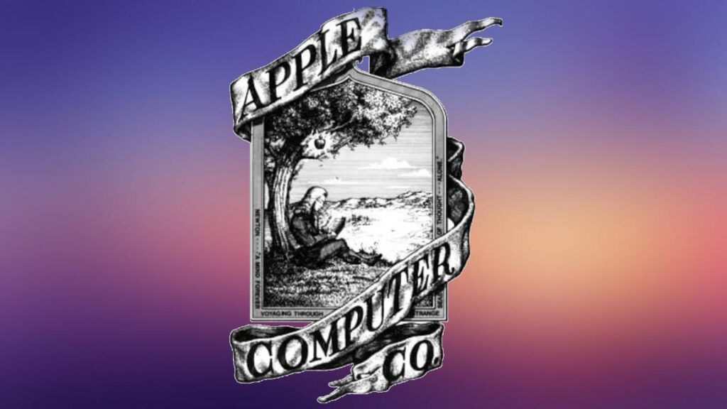 The 1976 Apple logo