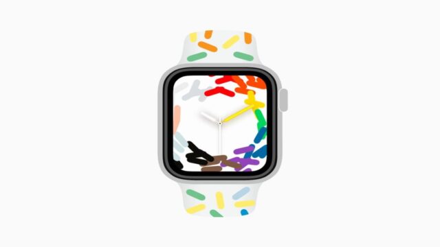 Sneak peek at 2023 Apple Watch pride band & face