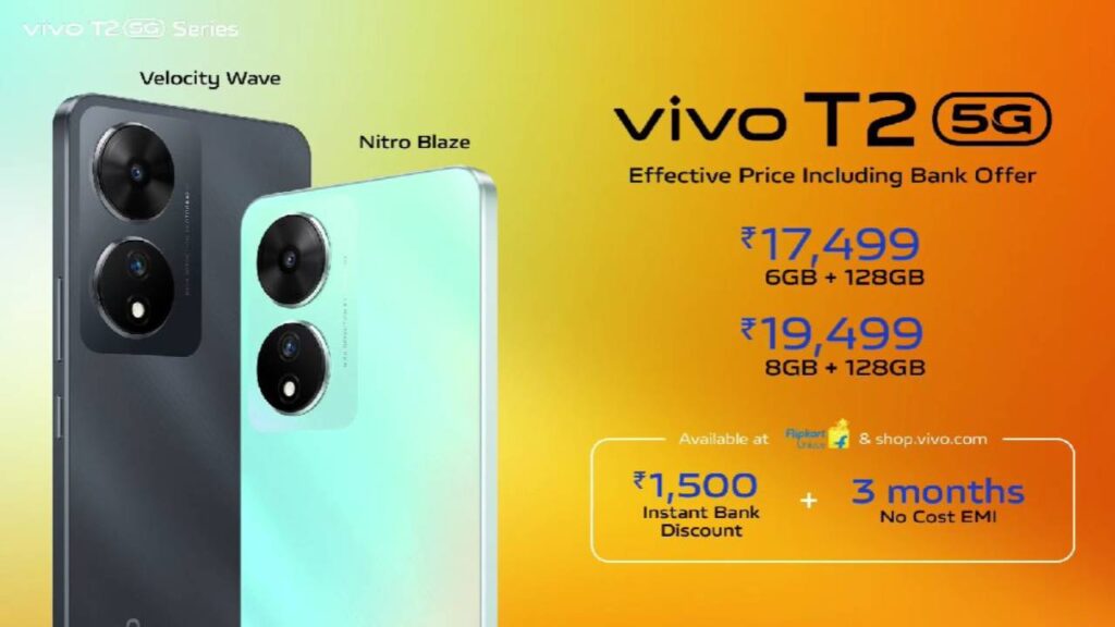 Vivo T2 5G specs and price