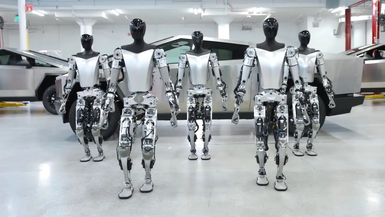 A new video related to Tesla's humanoid robots has been shared