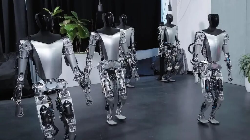 A new video related to Tesla's humanoid robots has been shared