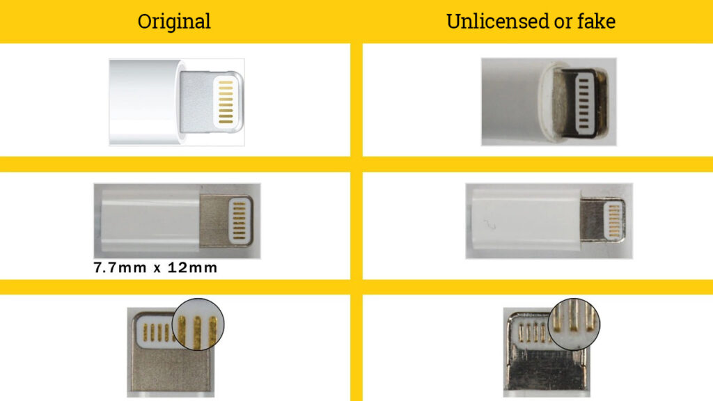 How to Recognize the Original iPhone Charger and Cable