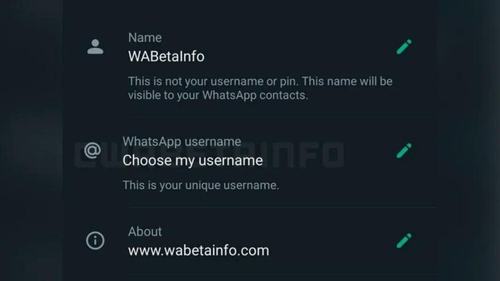 WhatsApp is introducing a username feature!