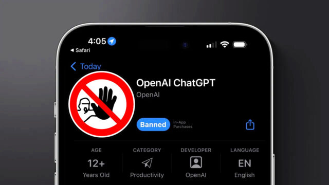 Apple bans chatgpt