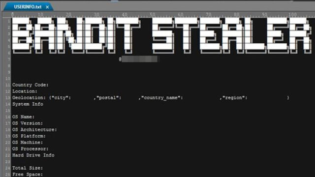 Bandit Stealer: New threat to browsers and crypto wallets