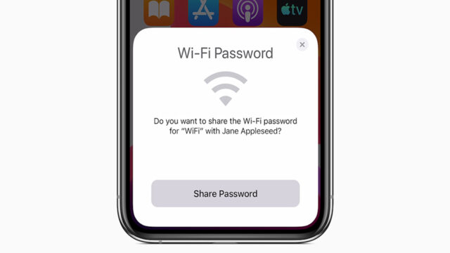 Effortlessly share your Wi-Fi password with an iPhone