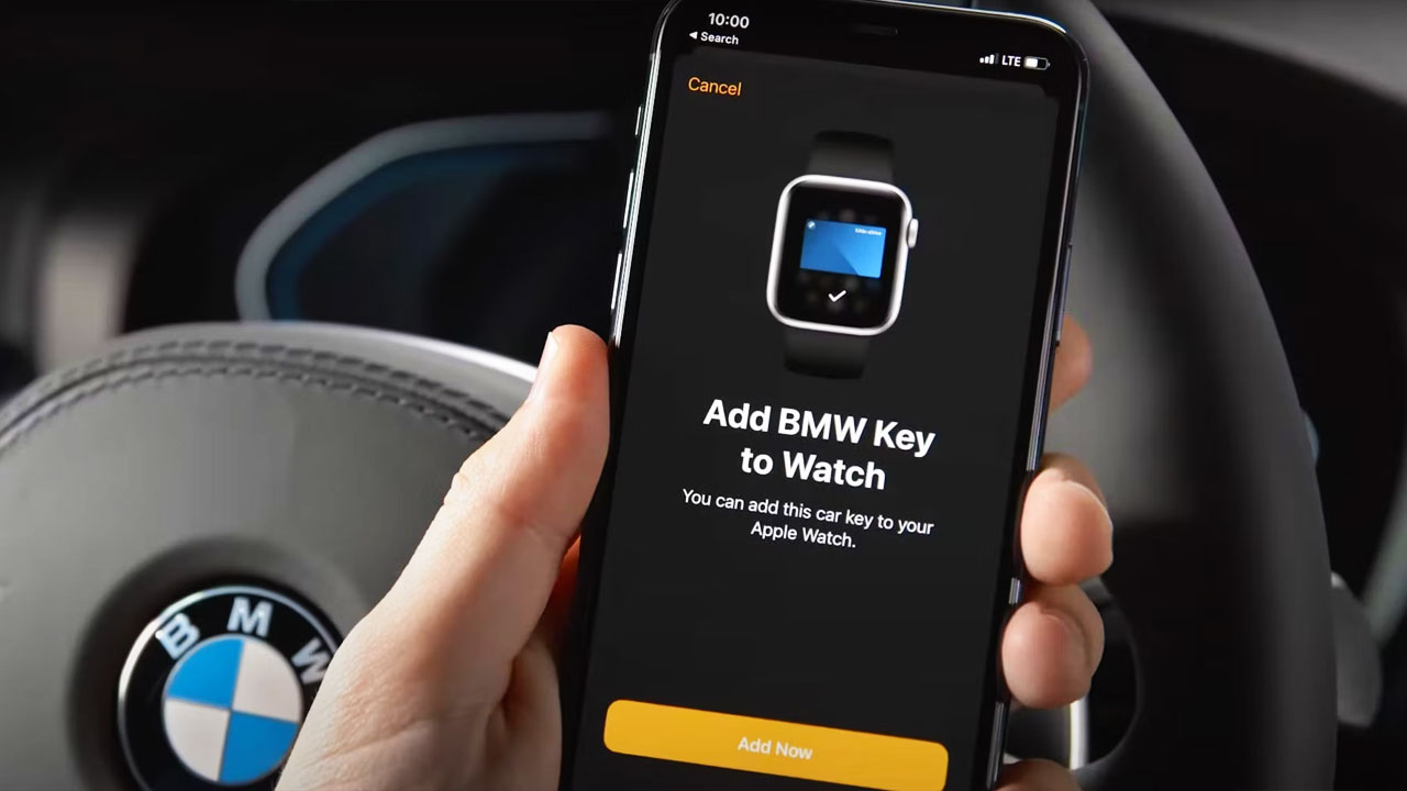 BMW Apple digital vehicle key car key