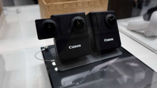 Canon takes a giant step in virtual reality! Here’s the 360-degree camera