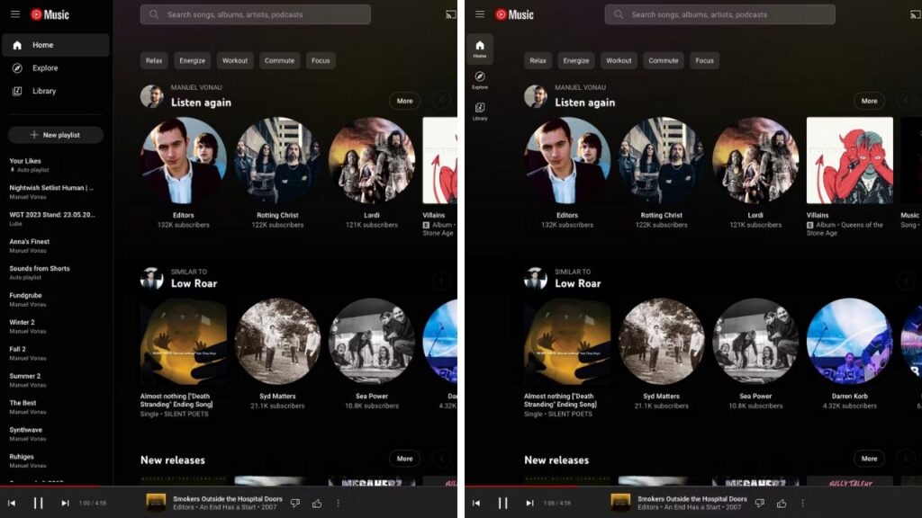 YouTube Music design has been refreshed!