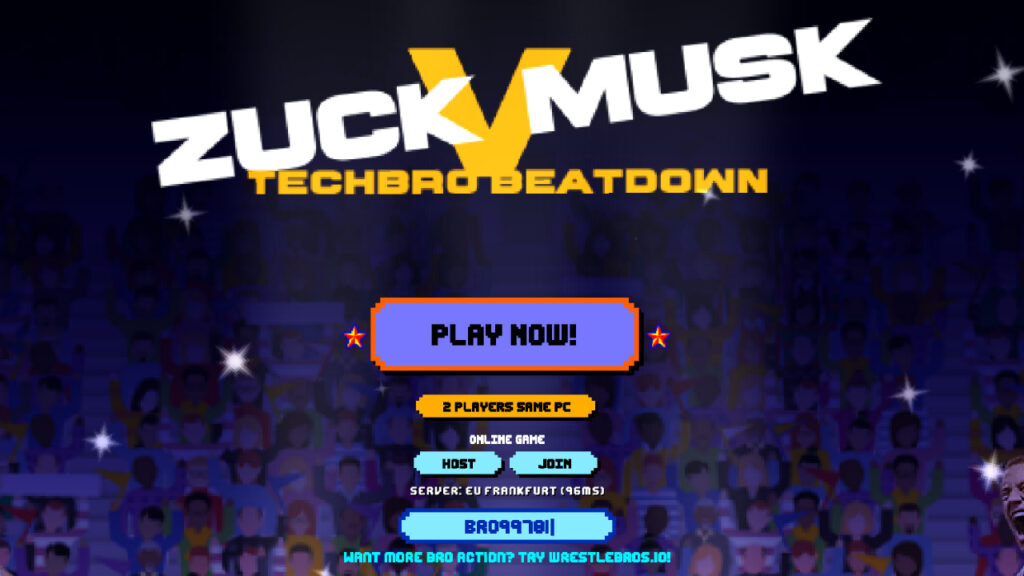 The browser-based game, Zuck vs Musk, has been released!