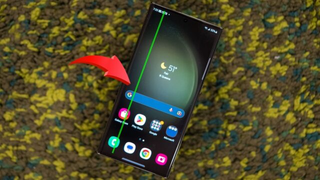 How to fix the green line on an Android phone