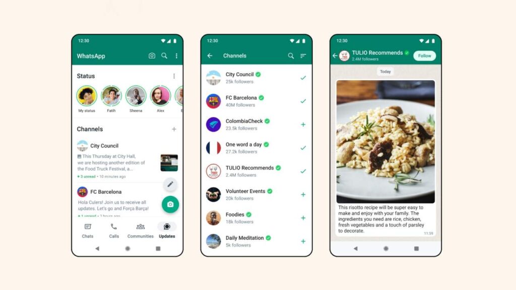 WhatsApp expands its services with the introduction of Channels