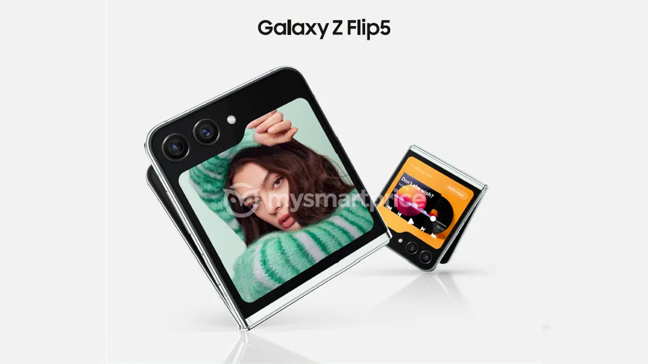 Galaxy Z Flip5 render leaked