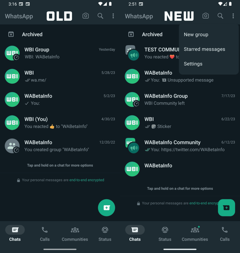 WhatsApp design is changing! Here's the new look