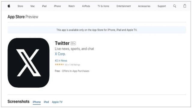 Apple thumbs down ‘X’: Twitter iOS app’s renaming dilemma!
