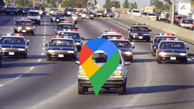 Google Street View car involved in police chase