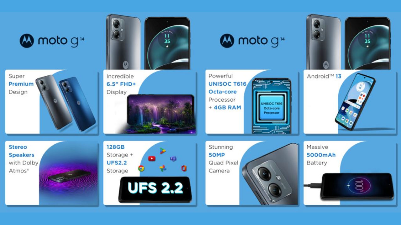 Moto G14 launch