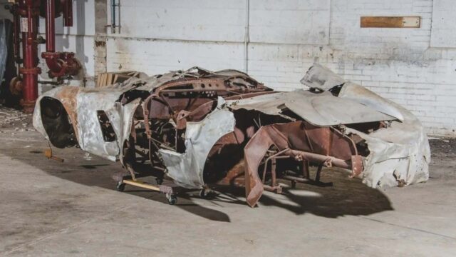 Rare Ferrari sells for $2 million, even it’s completely burnt