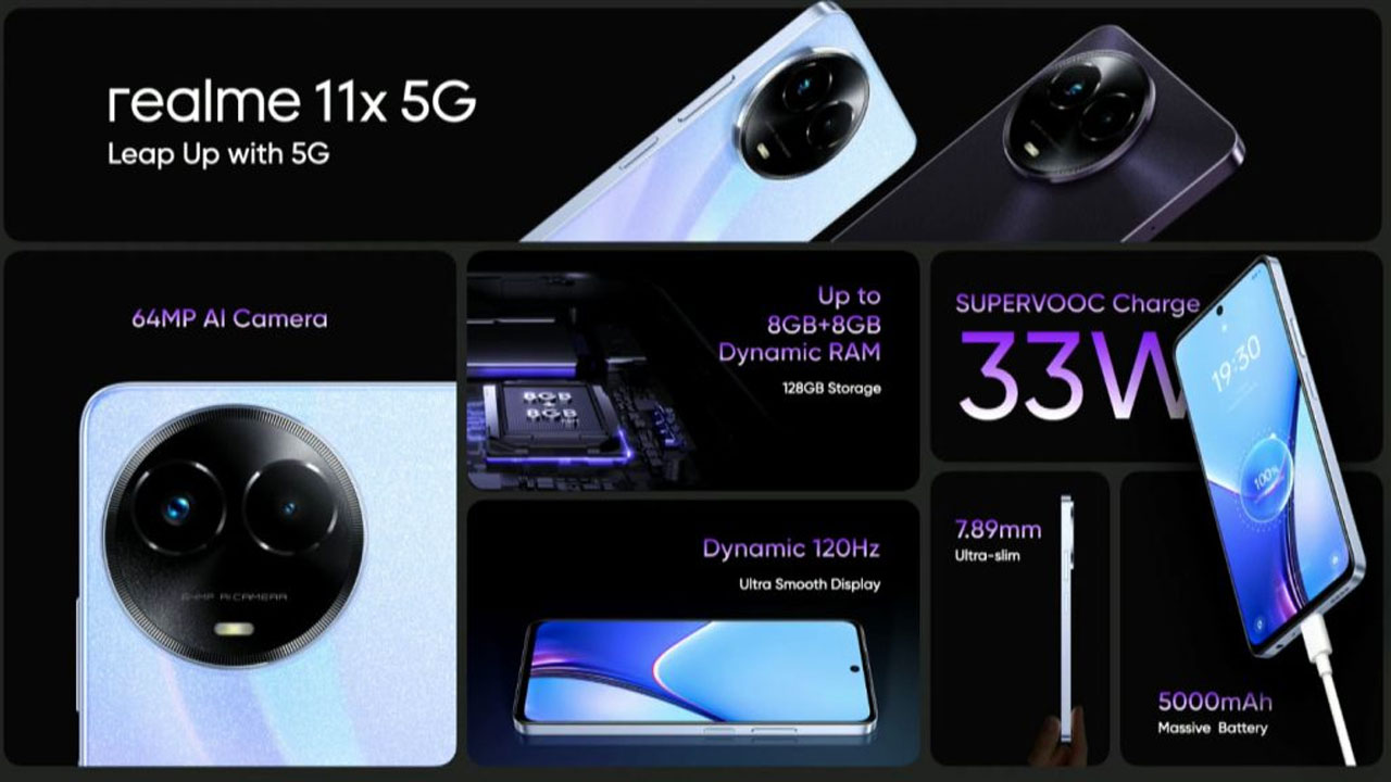 Realme 11x 5G specs