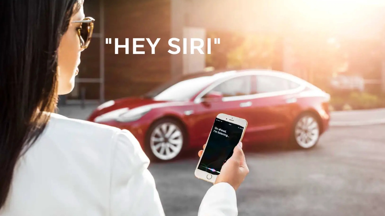 The new update has arrived: It’s now possible to control Tesla with Siri!