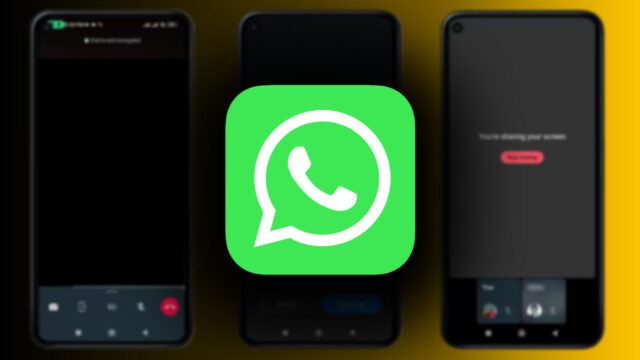 WhatsApp screen-sharing feature and landscape