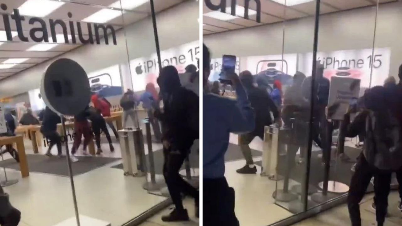 Thieves Who Stole The IPhone 15 Fled: Apple Store Was Looted ...