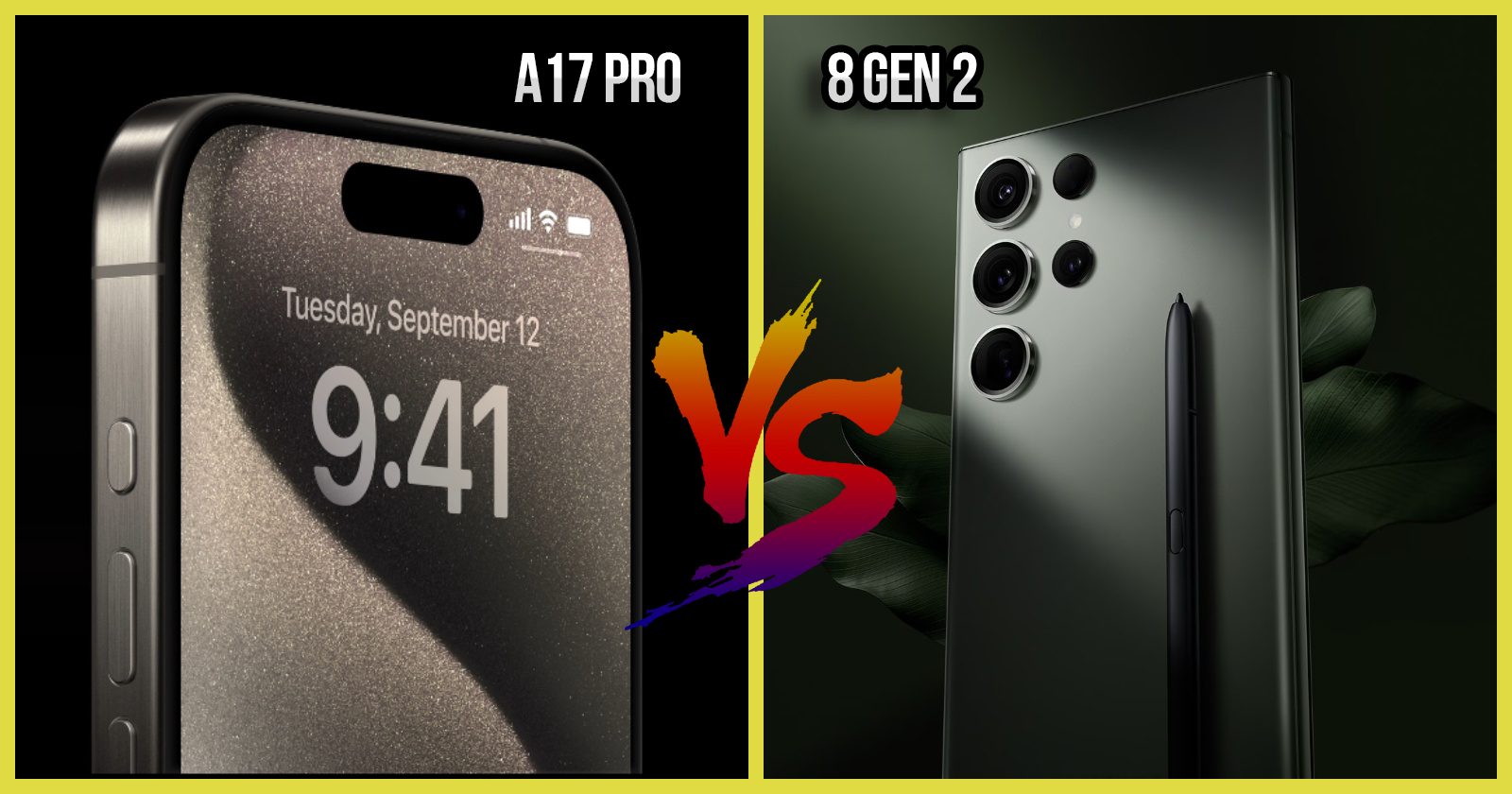 iOS vs Android: Apple A17 Pro and Snapdragon 8 Gen 2 comparison!