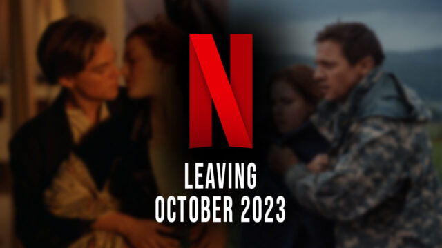 What's leaving Netflix in October 2023