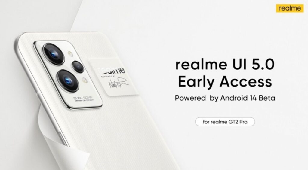 Realme Releases Android 14 Update for GT 2 Pro Model 