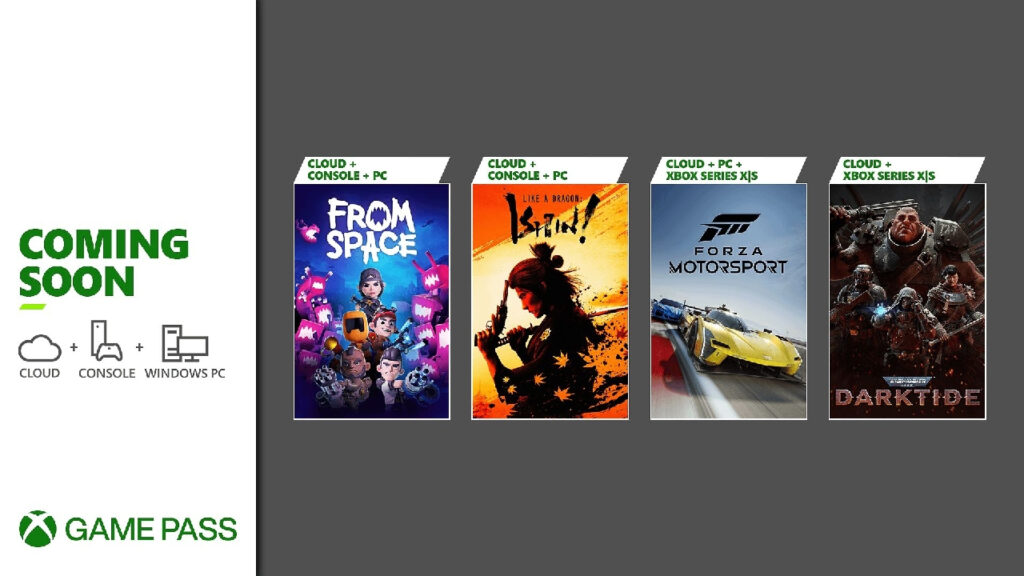 4 games are being added to Xbox Game Pass!