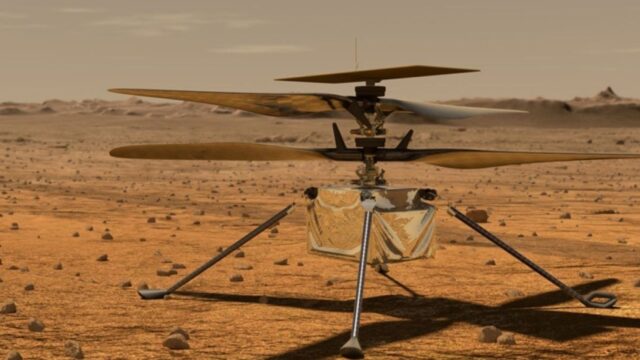 NASA’s Mars helicopter captures a spectacular image