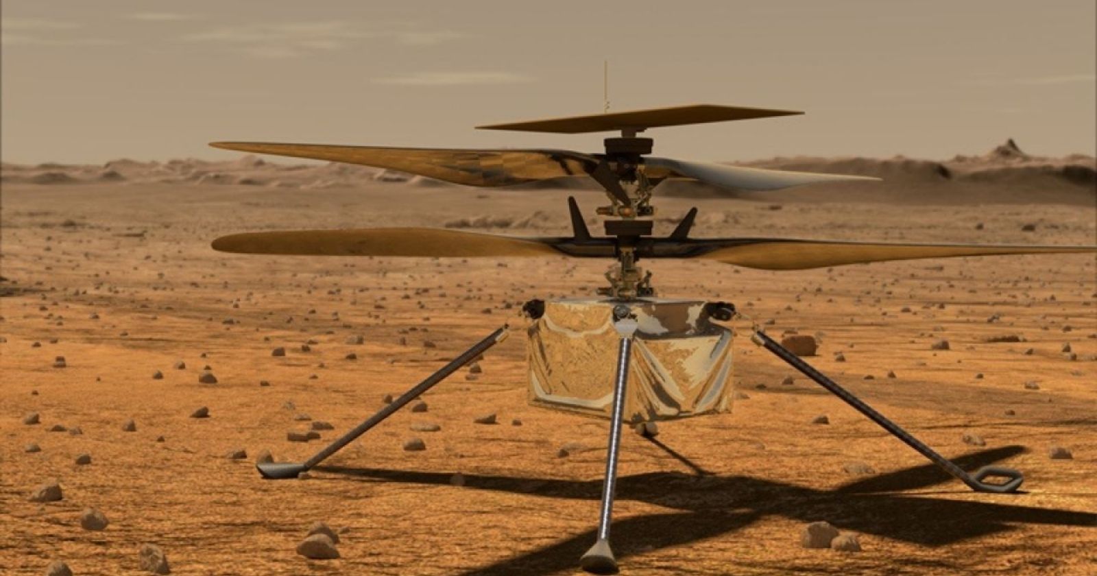 NASA’s Mars helicopter captures a spectacular image