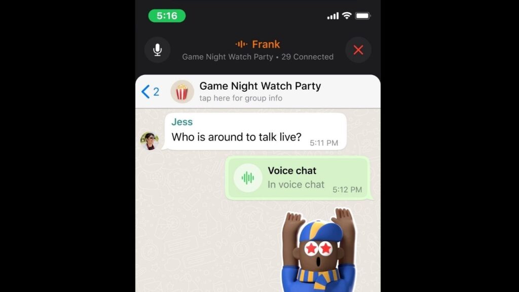 WhatsApp launches a new Discord-like voice chat feature for large groups
